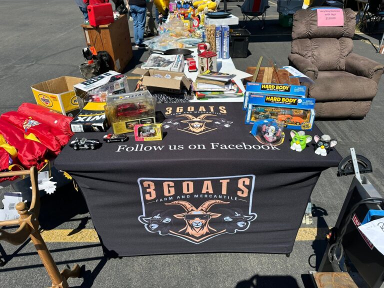 3 goats table