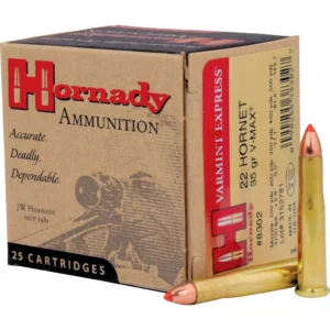 HORNADAY VARMINT 22 HORNET 35GR V-MAZ 25RD