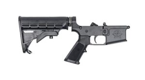 GLFA LOWER GROUP AR-15 5.56MM W/ADJUSTABLE STOCK BLACK